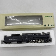 Minitrix N Scale (9mm) Union Pacific 4-4-0 Steam Locomotive No. 2080