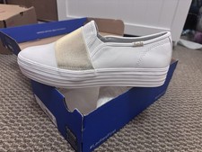Keds Women's White Leather Lace-Up Sneakers with Ortholite Insole — listing 5