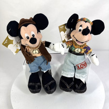 The Disney Store Villains & Classics Bean Bag Plush Lot of 3 — Minnie Mouse, Ursula, Cruella de Vil