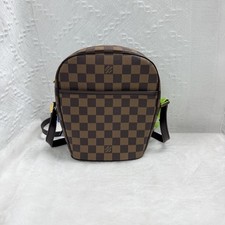 Louis Vuitton Damier Geant Messenger Shoulder Bag, Black Canvas, listing 4