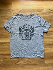 Lucky Brand Men's Heather Blue Graphic T-Shirt, Size XXL — listing 6