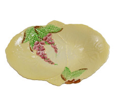 Carlton Ware Green Leaf-Form Serving Dish with Branch Handle — listing 5