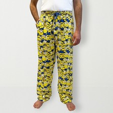 Minions Despicable Me Winter Holiday Fleece Pajama Lounge Pants, listing 3