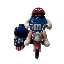 M&M's Red, White & Blue Motorcycle Candy Dispenser - Limited Edition Collectible — listing 4