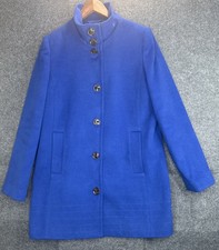 Lands' End Women's Blue Wool-Blend Double-Breasted Peacoat, Size 10 (NWT) — listing 3