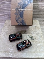 Jay Strongwater Enamel & Swarovski Crystal Frog Napkin Rings (Set) — listing 4