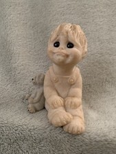 Quarry Kids "Cristy & Cricket Babysitting" Figurine by Second Nature Design — listing 4