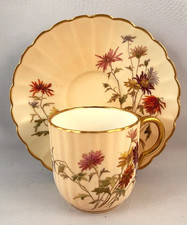Royal Worcester Hand-Painted Bird Porcelain Table Lighter with Silver-Plate Collar, listing 4