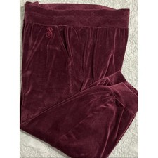Women's Red Velour Two-Piece Lounge Set (Long-Sleeve Top & Pants) — listing 4
