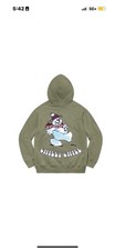 Supreme Snowman Hooded Sweatshirt Light Olive FW21 — listing 5