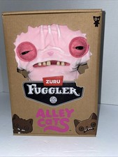 Fuggler Alley Cats 9-Inch Plush Toy (Cheezee) White — listing 2