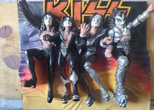 KISS Destroyer 1976 Embossed Gold Foil Commemorative Plaque with Facsimile Signatures