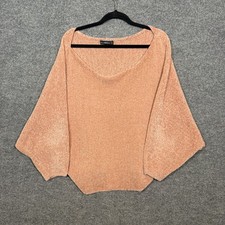 Zara Knit Chenille Crewneck Sweater, Brown, Women's Size M — listing 2