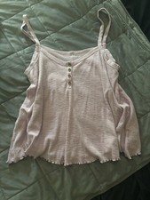 American Eagle Outfitters Pink Gingham Cuffed Cotton Shorts — listing 2