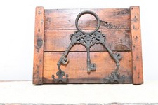 Rustic Reclaimed Barnwood Chalkboard Coat Rack with Double Hooks and Shelf — listing 5