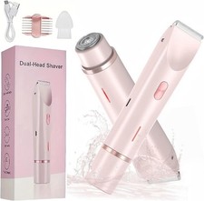 Women's Pink Dual-Head Electric Shaver/Trimmer (Unbranded) — listing 2