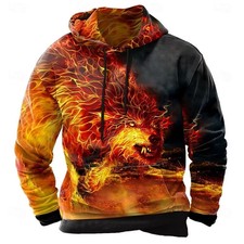 Fantasy Gothic Dragon Skull & Sword Graphic T-Shirt (All-Over Print Style) — listing 4