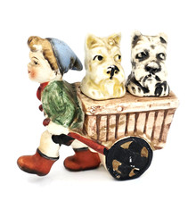 Vintage Hand-Painted Porcelain Rose Salt and Pepper Shaker Set, Japan — listing 2