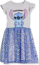 Disney Lilo & Stitch All-Over-Print Girls' Sleeveless Tiered Dress — listing 3