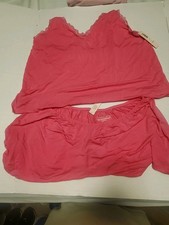 Victoria's Secret Pink & White Metallic Stripe Sleep Shirt / Pajama Top, Size XL — listing 4