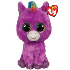 TY Beanie Boos Rosette Purple Unicorn Plush (6 inch)