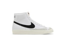 Nike Blazer Mid '77 Vintage White Black Sneakers — listing 3