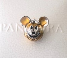 Pandora Disney Mickey & Minnie Mouse Halloween Pumpkin Charm — listing 2
