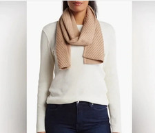 AllSaints Gray Plaid Blanket Scarf, Wool/Viscose, 44" x 40" — listing 6