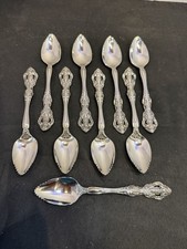 Pair of Vintage Ornate Floral-Pattern Serving/Tablespoons — listing 2