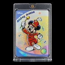 Disney Mickey Mouse Accountant Desk Business Card / Letter Holder on Wood Base — listing 4