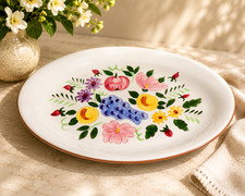 Stangl Pottery Fruit and Flowers Hand-Painted Cup and Saucer Set — listing 4