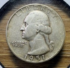 1951 Washington Silver Quarter (90% Silver) — listing 5