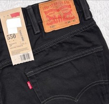 Vintage Levi's 550 Black Denim Jeans, Made in USA, W33 L32 — listing 4
