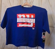New York Giants Women's Cropped Colorblock T-Shirt, NFL Team Apparel, Size XXL — listing 4