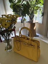 Michael Kors Hamilton Studded Leather Satchel in Luggage Brown — listing 3
