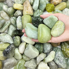 River Rock Pebble Stone Photo Frame, Natural Beach Stones on Cement, Tabletop 4x6, listing 3