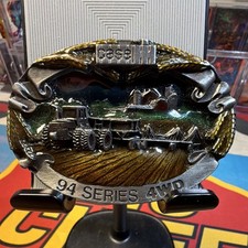 Vintage Case XX Solid Brass Oval Belt Buckle