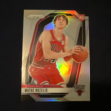 2024 Panini Prizm Draft Picks Matas Buzelis Red Cracked Ice Prizm Rookie Card, listing 6