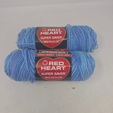 Mixed Lot Acrylic Yarn Skeins - Red Heart Super Saver Black & Navy (approx. 1 lb / 8 oz each) 13+ skeins — listing 2