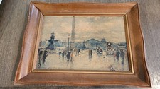 Framed Parisian Street Scene Print with Patisserie and Passage Voltaire — listing 3