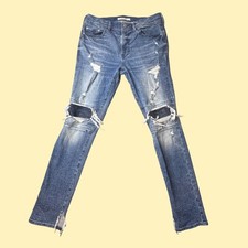PacSun Distressed Skinny Jeans with Calvin Klein Long-Sleeve Tee (2-Piece Outfit Lot) — listing 3