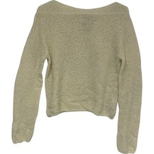 Massimo Dutti Men's Ribbed Extrafine Cotton Crewneck Sweater, Size XL, Taupe/Grey — listing 3