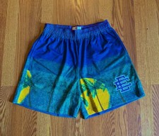 Eric Emanuel EE Basic Shorts Palm Tree Sunset Mesh — listing 5