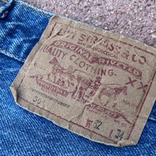 Levi's 501xx Button Fly Jeans W34 L36 Made in USA — listing 6