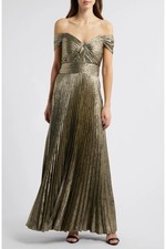 Tahari ASL Blush Floral Embroidered Tulle Sleeveless V-Neck Evening Gown, Size 8 — listing 6