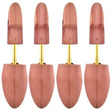 Pair of Cedar Wood Shoe Trees with Brass Spring Mechanism — listing 5