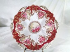 Noritake Nippon Porcelain Berry/Fruit Bowls with Blue Scroll & Pink Rose Border — listing 5