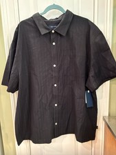 Trinity Coast Men's Short-Sleeve Striped Camp Collar Shirt — listing 5