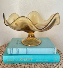 Amber Glass Vessel Base (Bowl or Vase Underside)