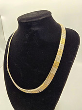 Sterling Silver Woven Herringbone Link Bracelet with Box Clasp and Safety Catch — listing 5